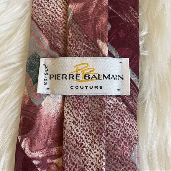 Pierre Balmain Couture Silk Tie - Picture 1 of 4